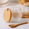 Porta Condimento Com Colher Bambu 3 Pecas - Dolce Home